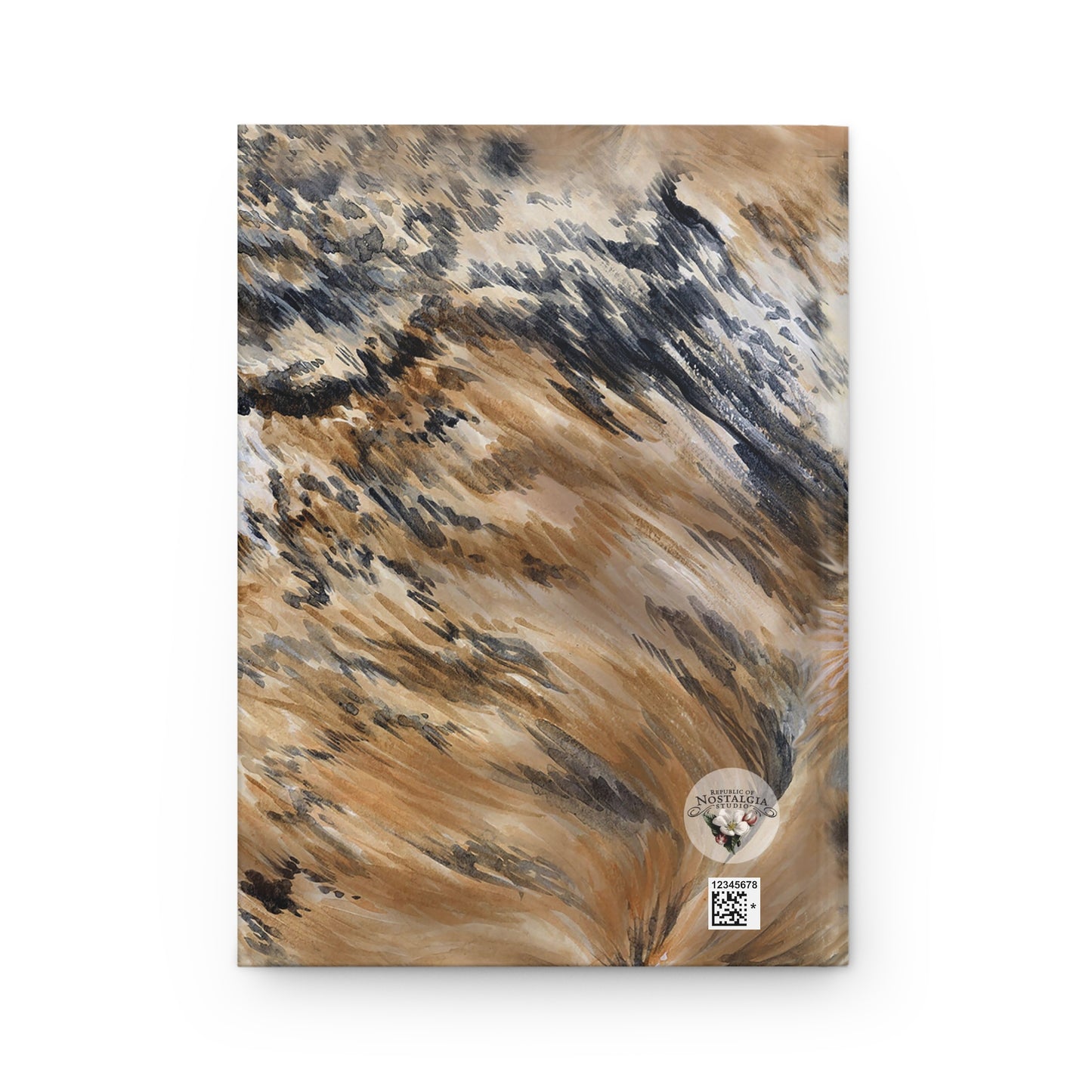 Hardcover Journal Matte - Longhorn Brindle Hide