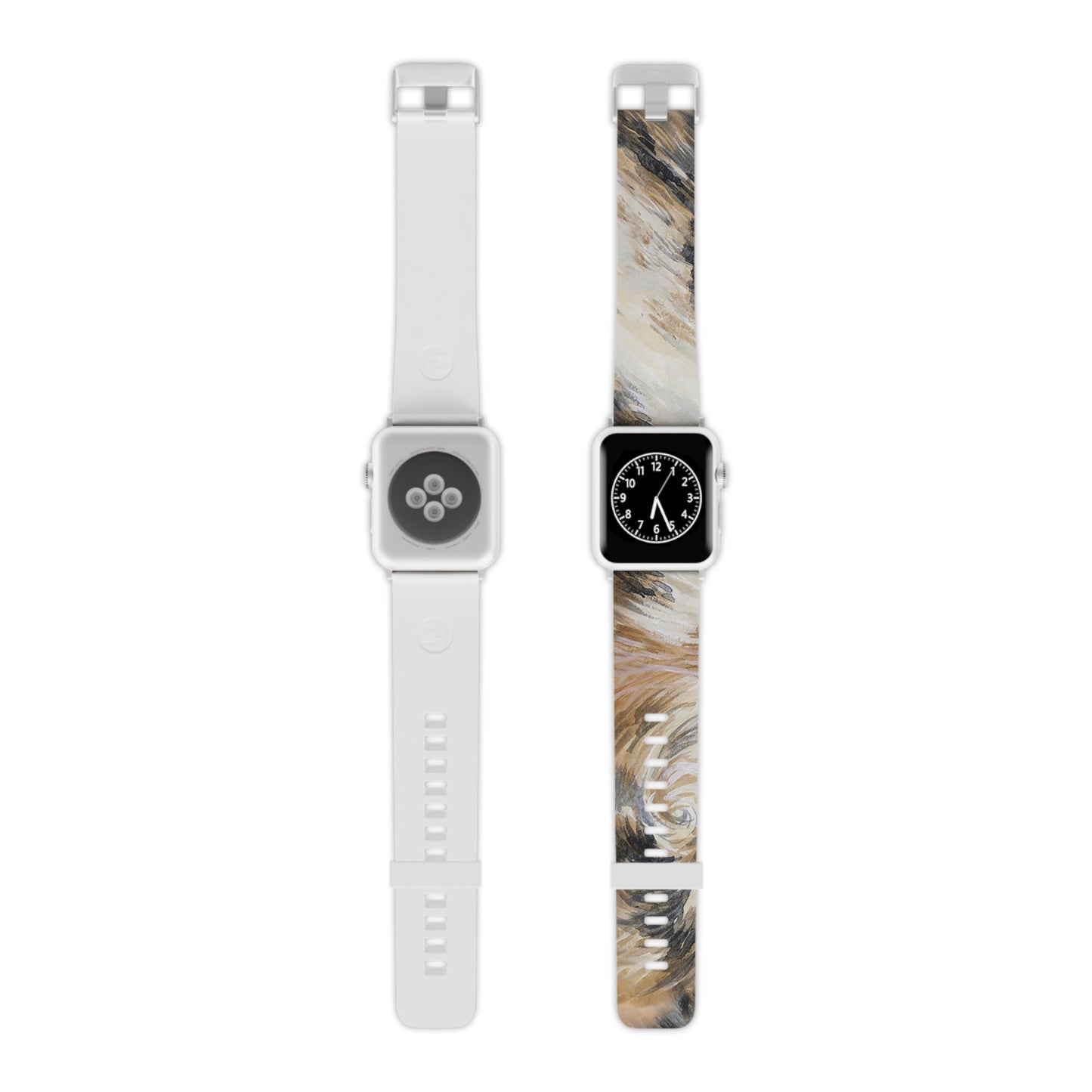 Watch Band for Apple Watch - Longhorn Brindle Hide_Rosegold