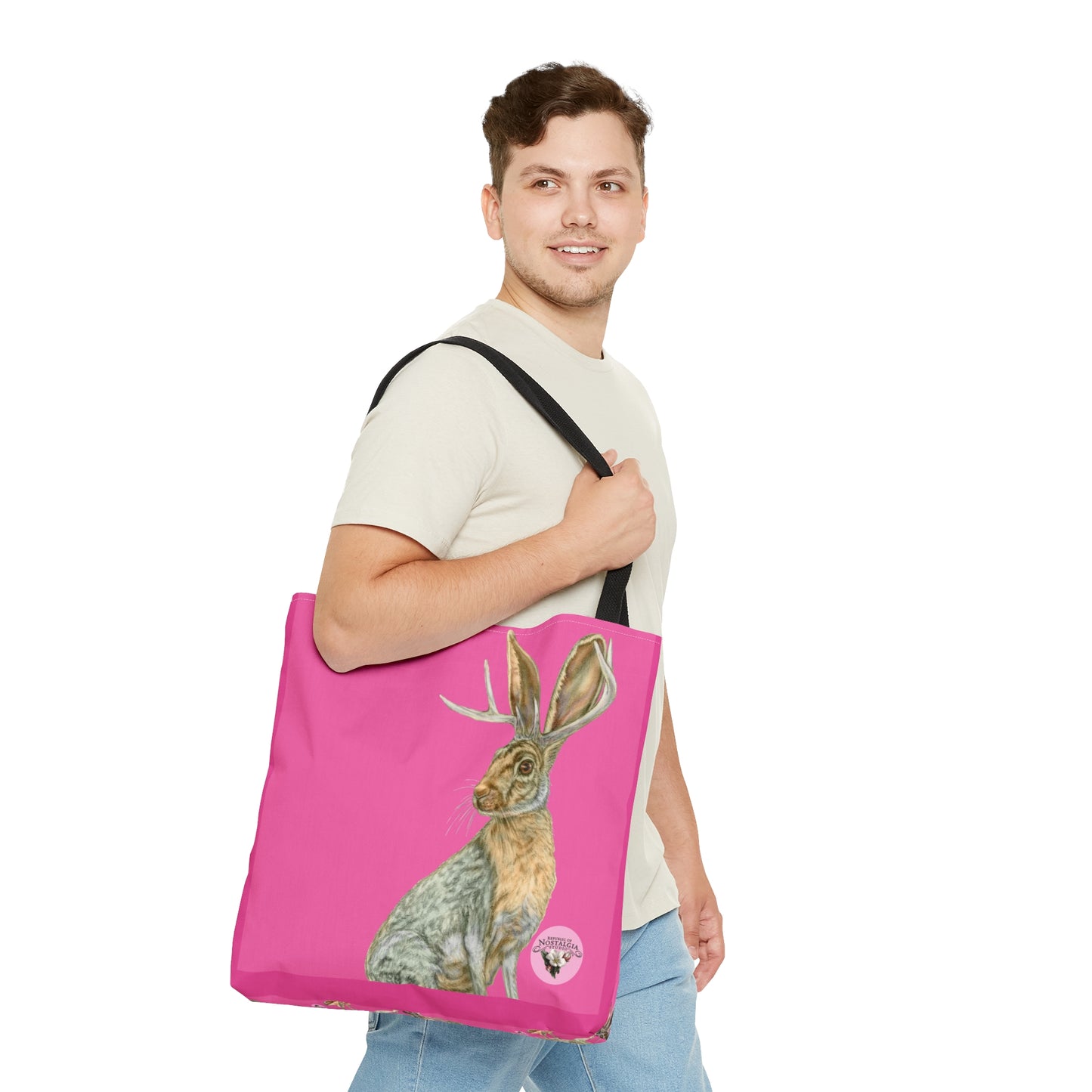 Tote Bag (AOP) - Rowdy Jacks_Fuschia