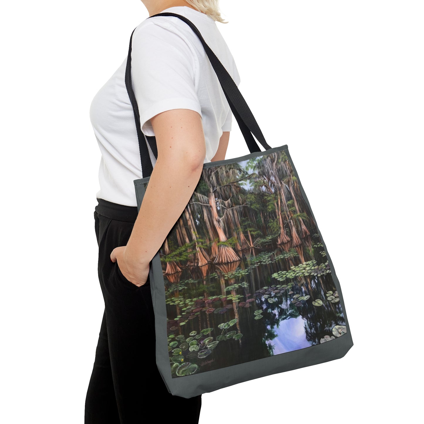 Tote Bag (AOP) - Respiro_Caddo Lake