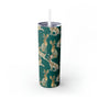 Skinny Tumbler with Straw, 20oz - Rowdy Jacks_Spruce