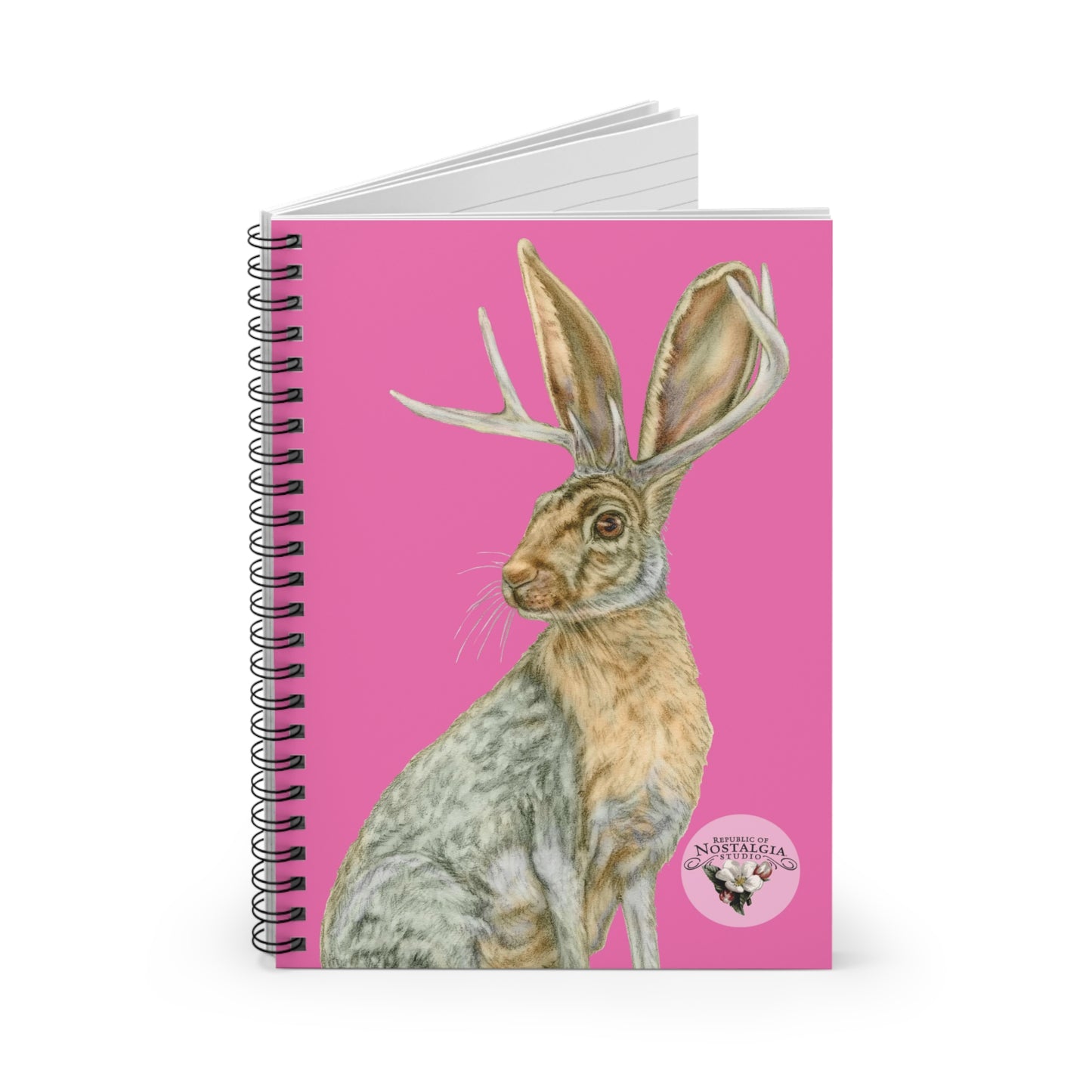 Spiral Notebook - Ruled Line - Rowdy Jacks_Fuschia