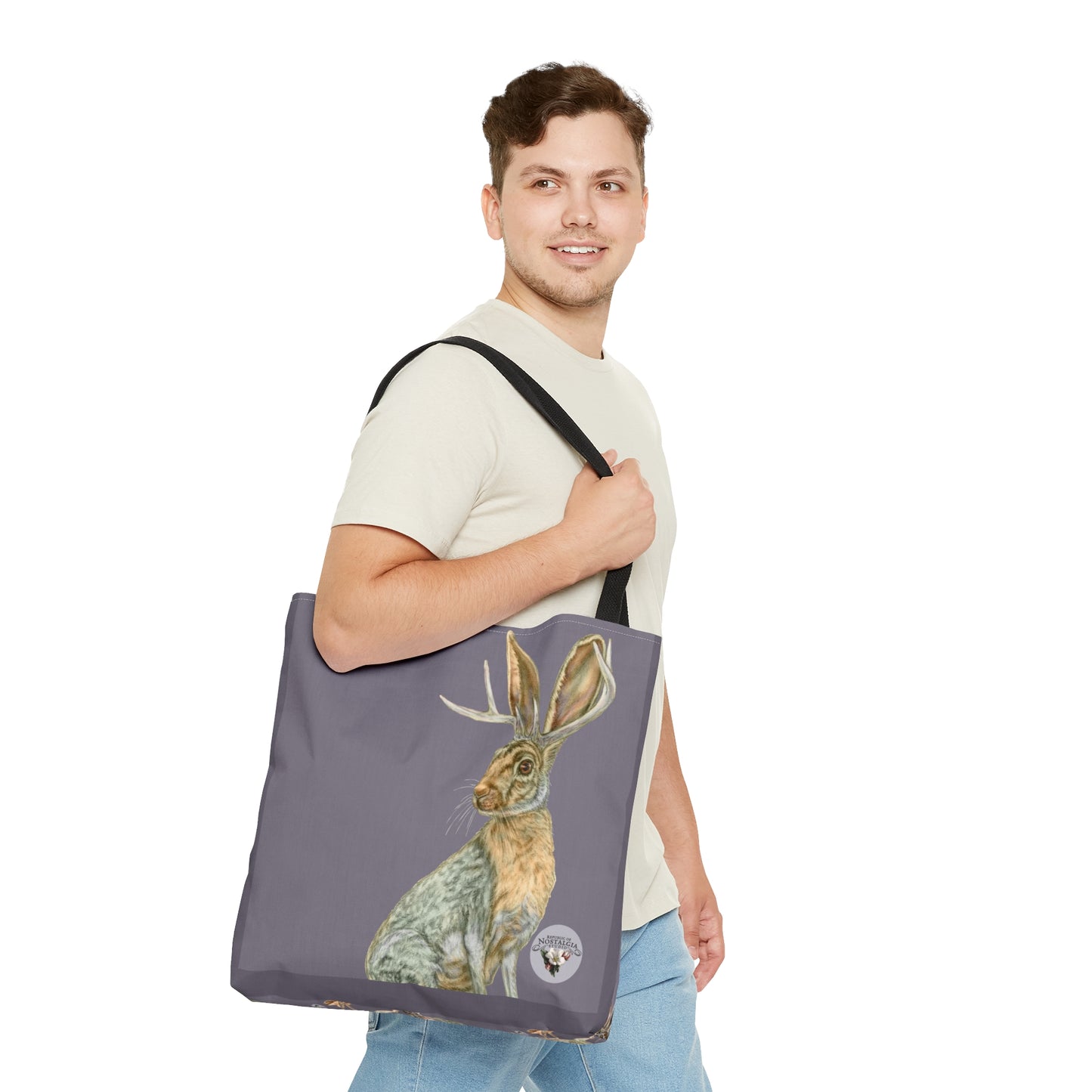 Tote Bag (AOP) - Rowdy Jacks_Mist