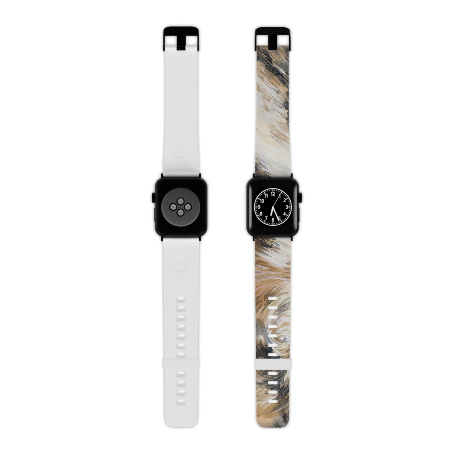 Watch Band for Apple Watch - Longhorn Brindle Hide_Rosegold