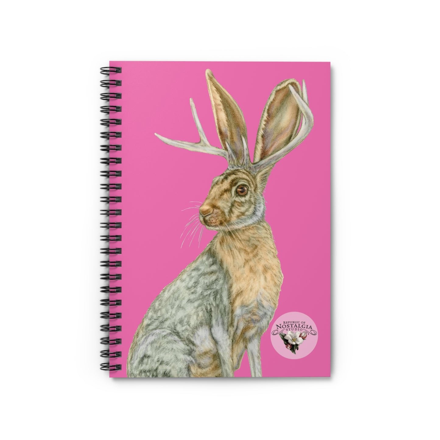 Spiral Notebook - Ruled Line - Rowdy Jacks_Fuschia