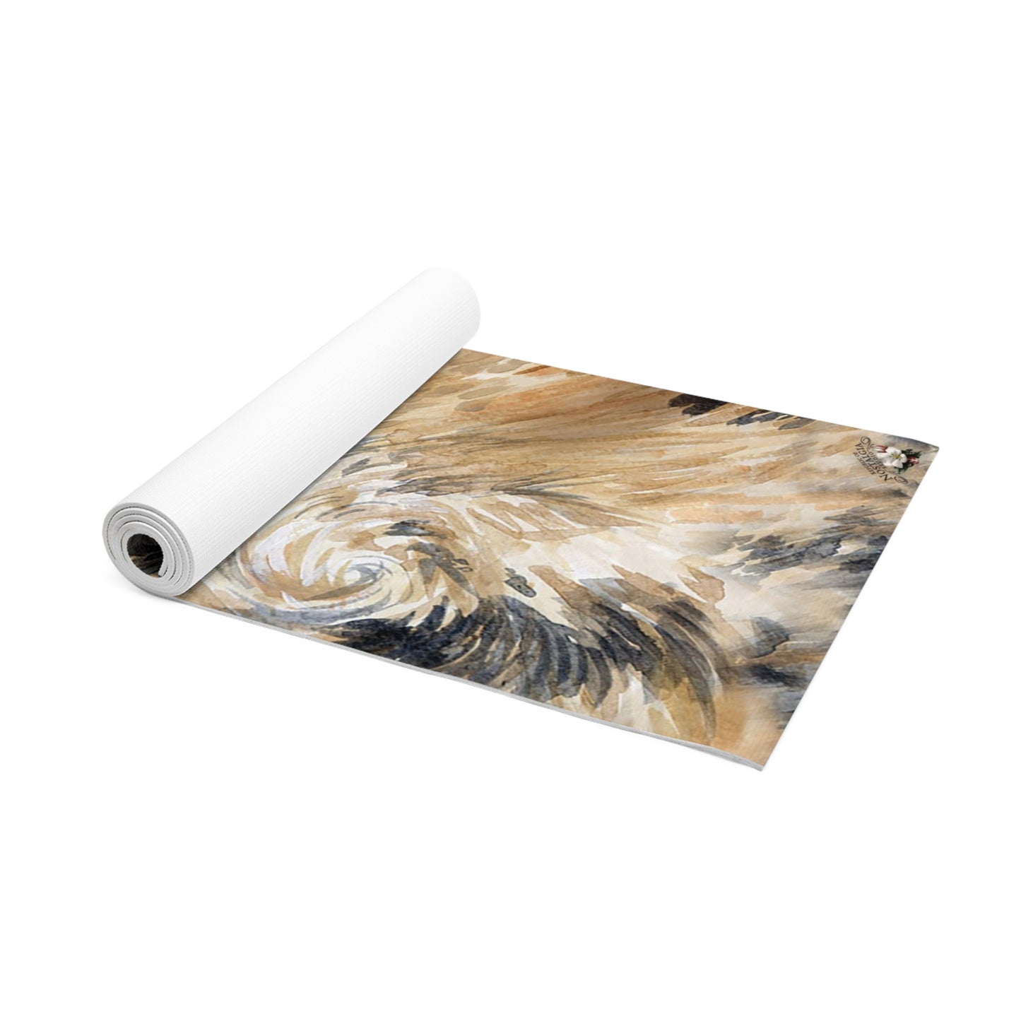 Foam Yoga Mat - Longhorn Brindle Hide