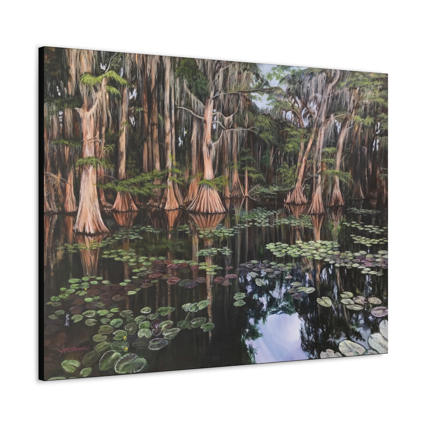 Canvas Gallery Wraps - Respiro_Caddo Lake by Artist Paige Stevens Holsapple