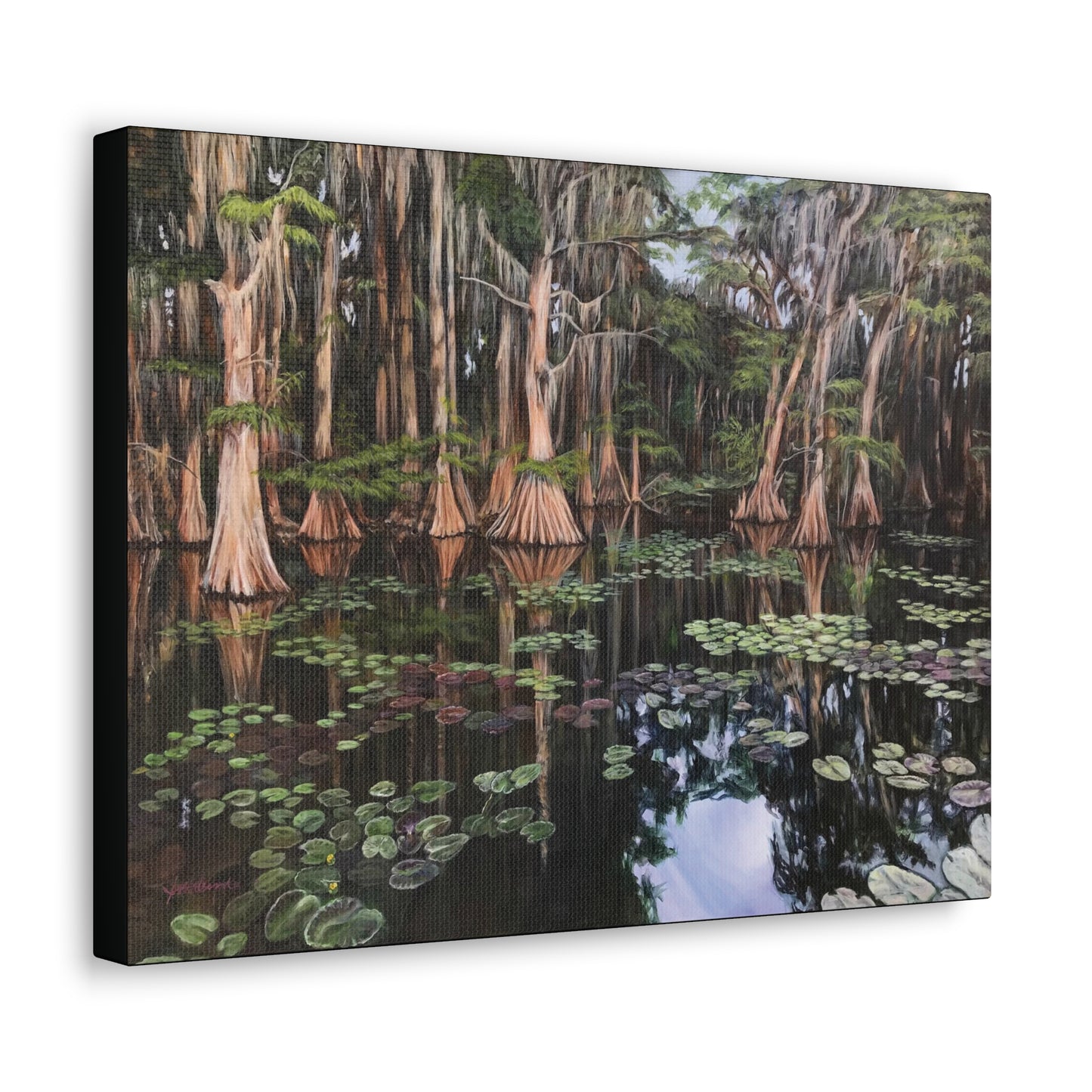 Canvas Gallery Wraps - Respiro_Caddo Lake by Artist Paige Stevens Holsapple