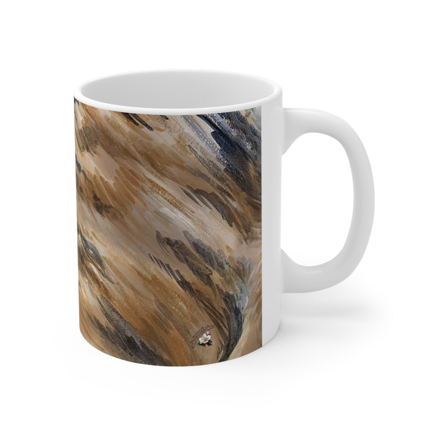 Ceramic Mug 11oz - Longhorn Brindle Hide