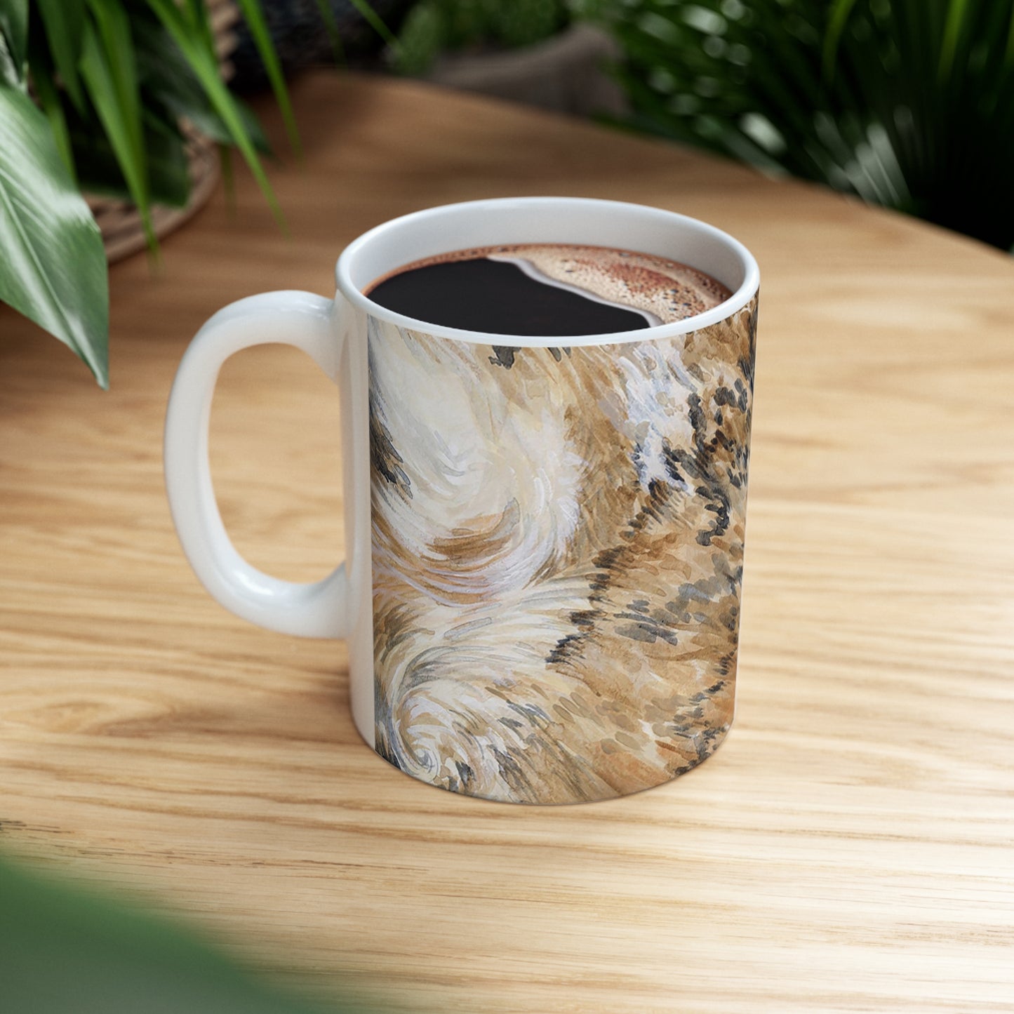 Ceramic Mug 11oz - Longhorn Brindle Hide