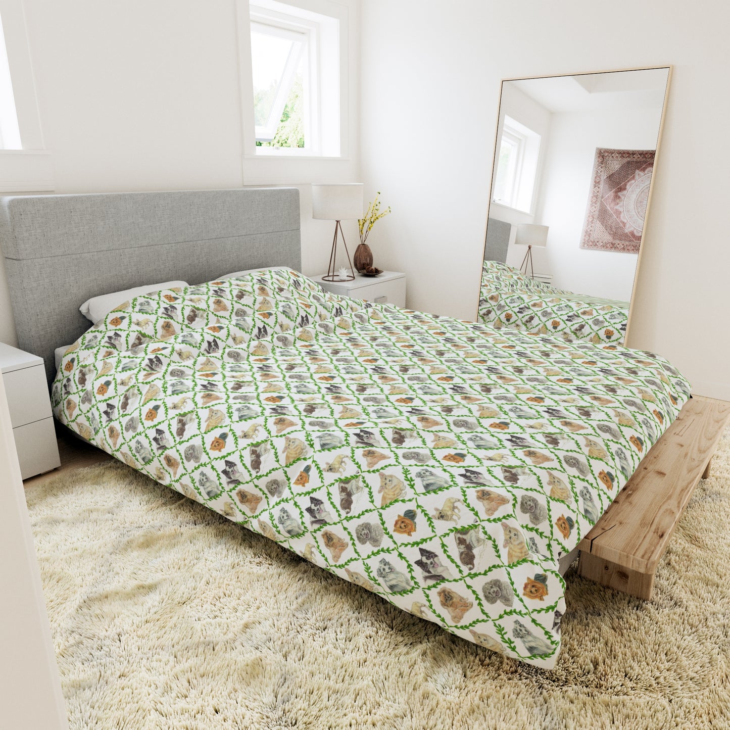 Duvet Cover - Laurel Dogs