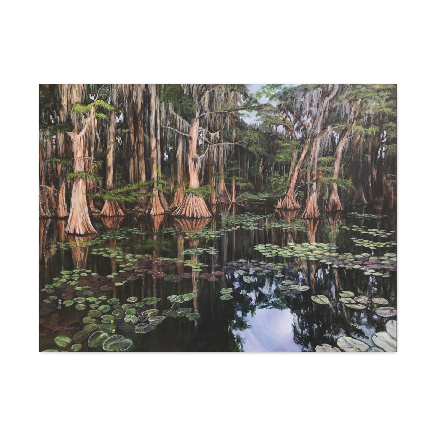 Canvas Gallery Wraps - Respiro_Caddo Lake by Artist Paige Stevens Holsapple