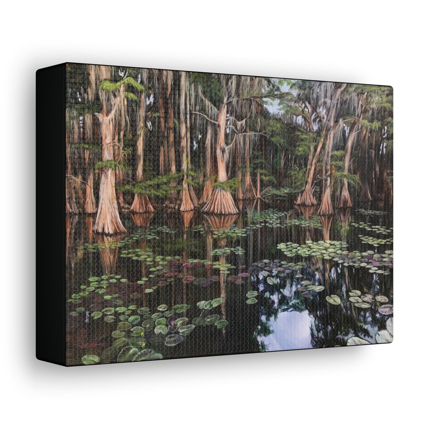 Canvas Gallery Wraps - Respiro_Caddo Lake by Artist Paige Stevens Holsapple