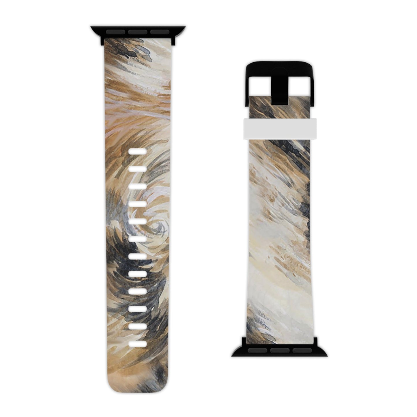 Watch Band for Apple Watch - Longhorn Brindle Hide_Rosegold