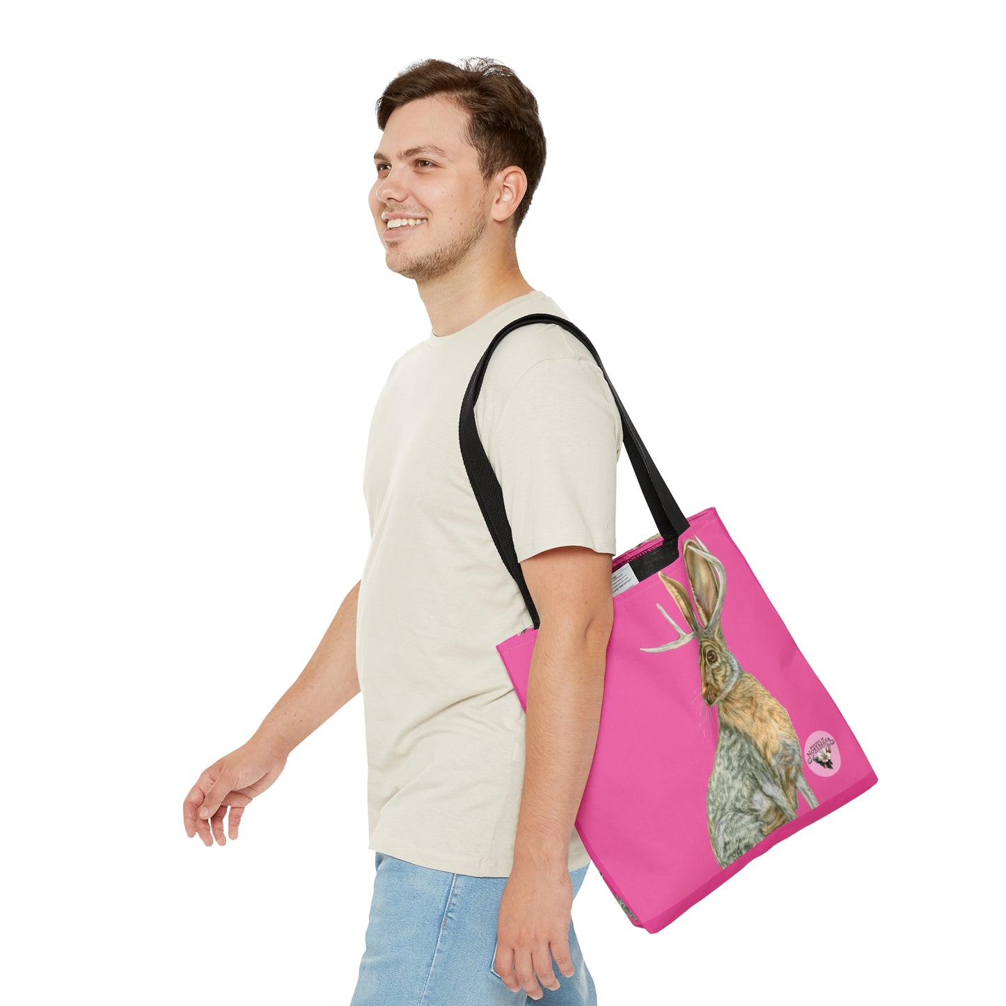 Tote Bag (AOP) - Rowdy Jacks_Fuschia