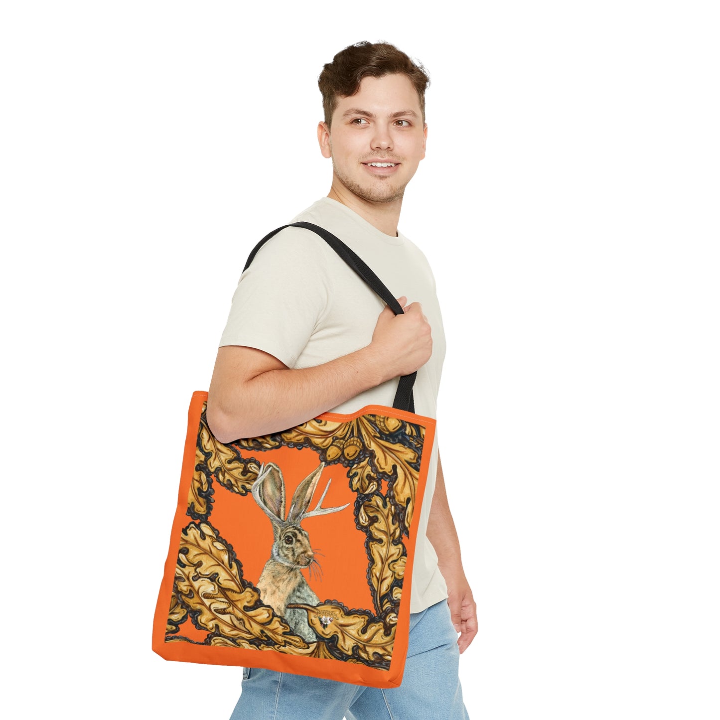 Tote Bag (AOP) - Jacks Are Wild_Safety Orange