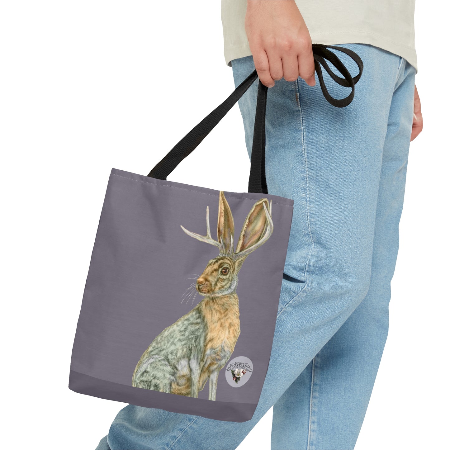 Tote Bag (AOP) - Rowdy Jacks_Mist