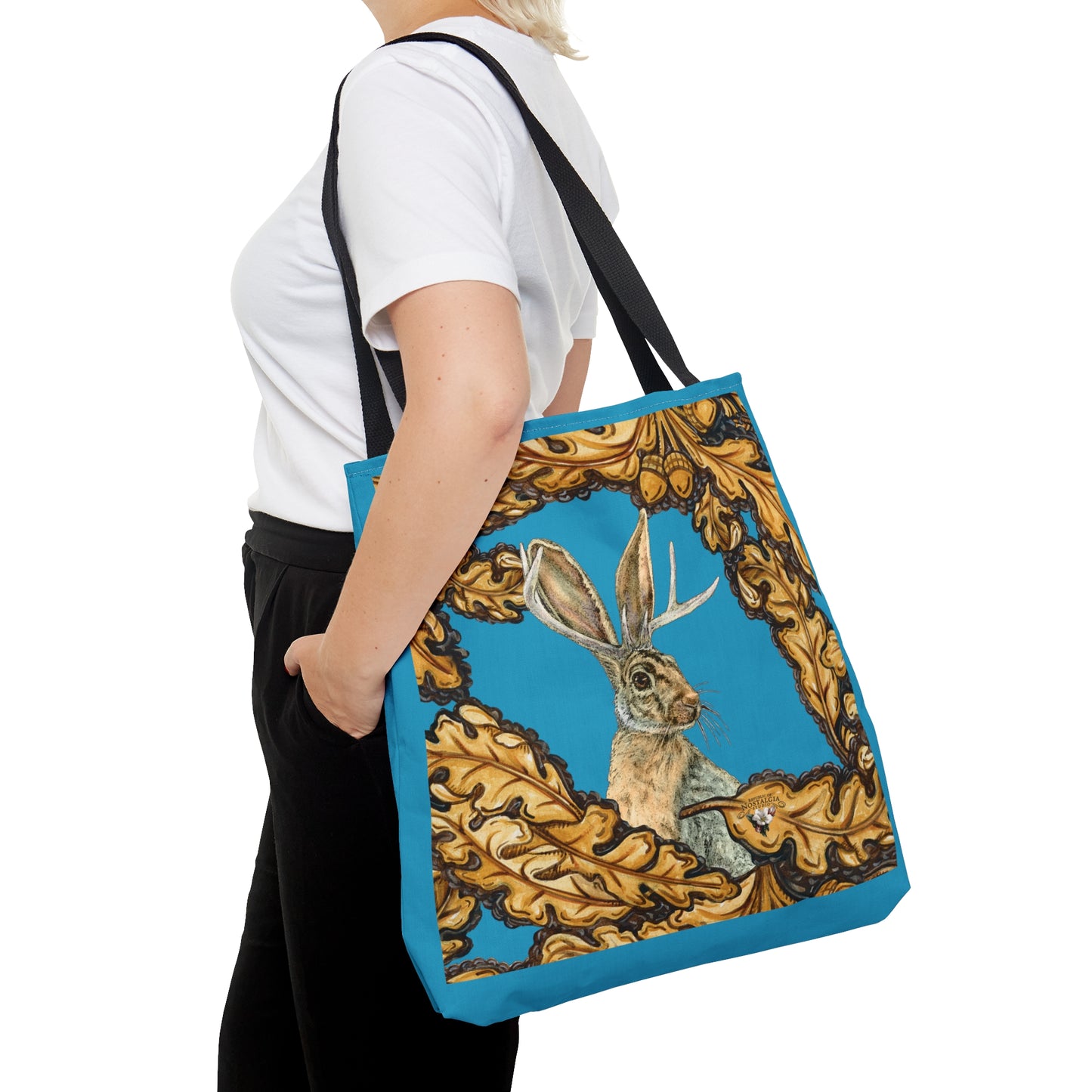 Tote Bag (AOP) - Jacks Are Wild_Turquoise