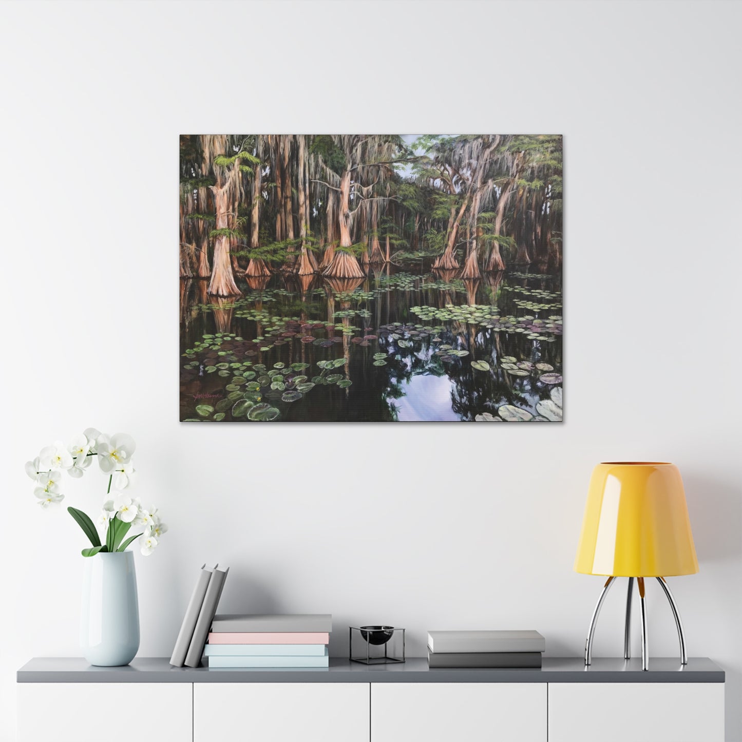 Canvas Gallery Wraps - Respiro_Caddo Lake by Artist Paige Stevens Holsapple