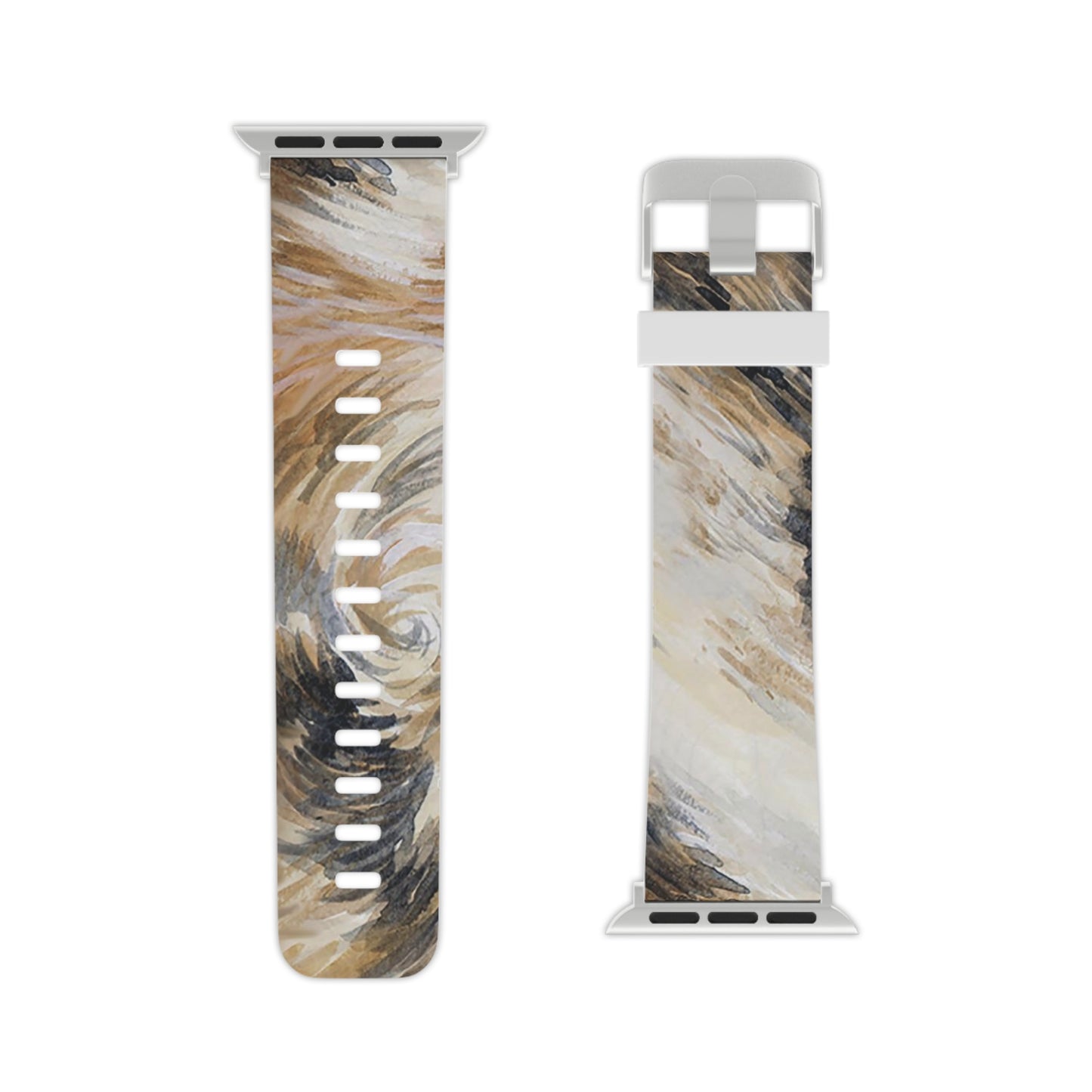 Watch Band for Apple Watch - Longhorn Brindle Hide_Rosegold