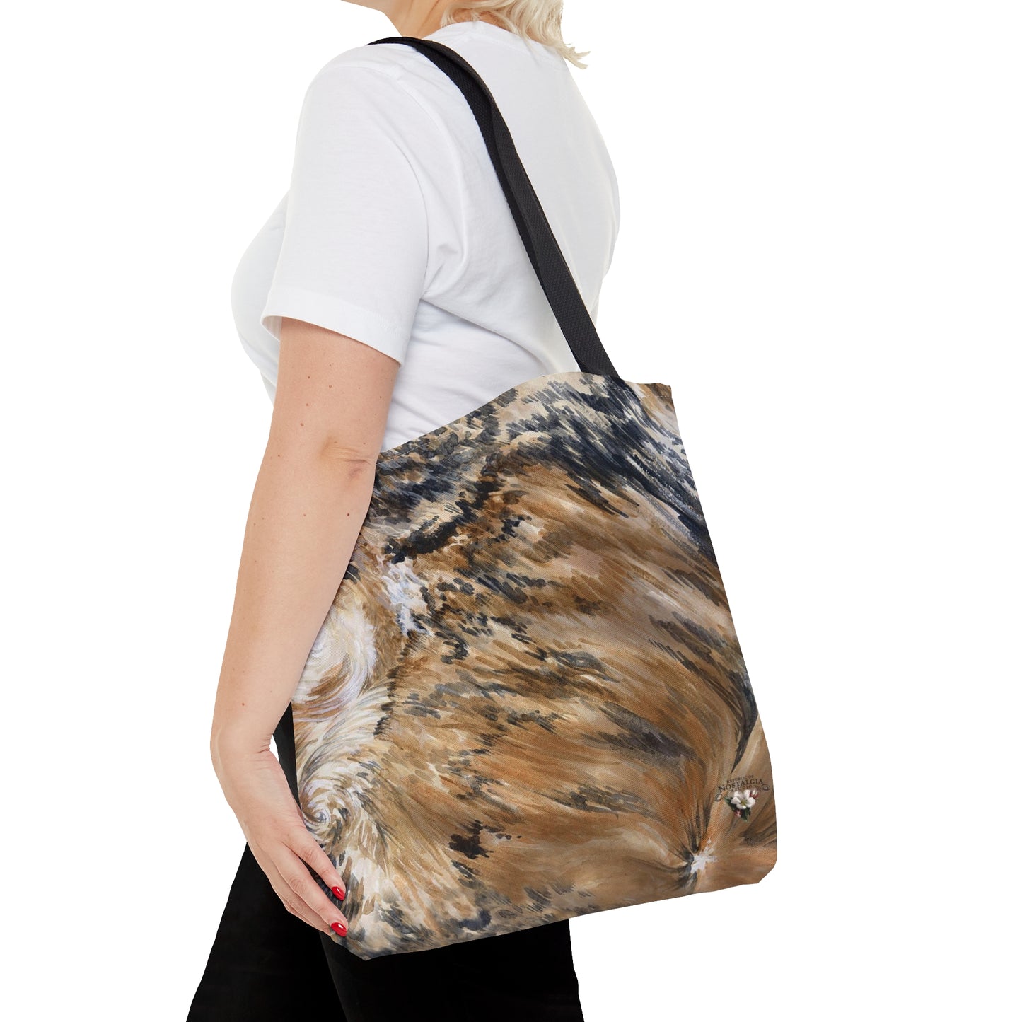 Tote Bag (AOP) - Longhorn Brindle Hide