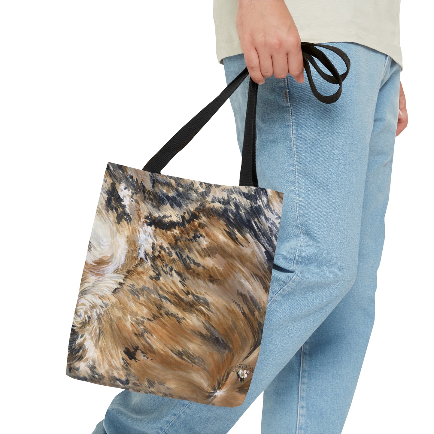 Tote Bag (AOP) - Longhorn Brindle Hide