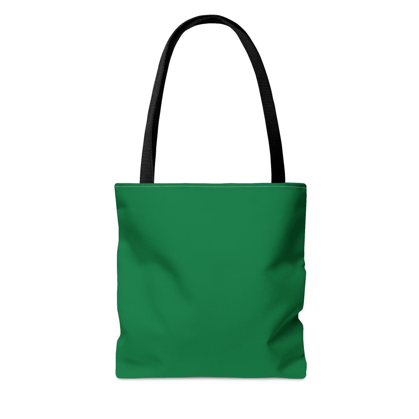 Tote Bag (AOP) - Laurel Dogs_Macro print_Hunter green