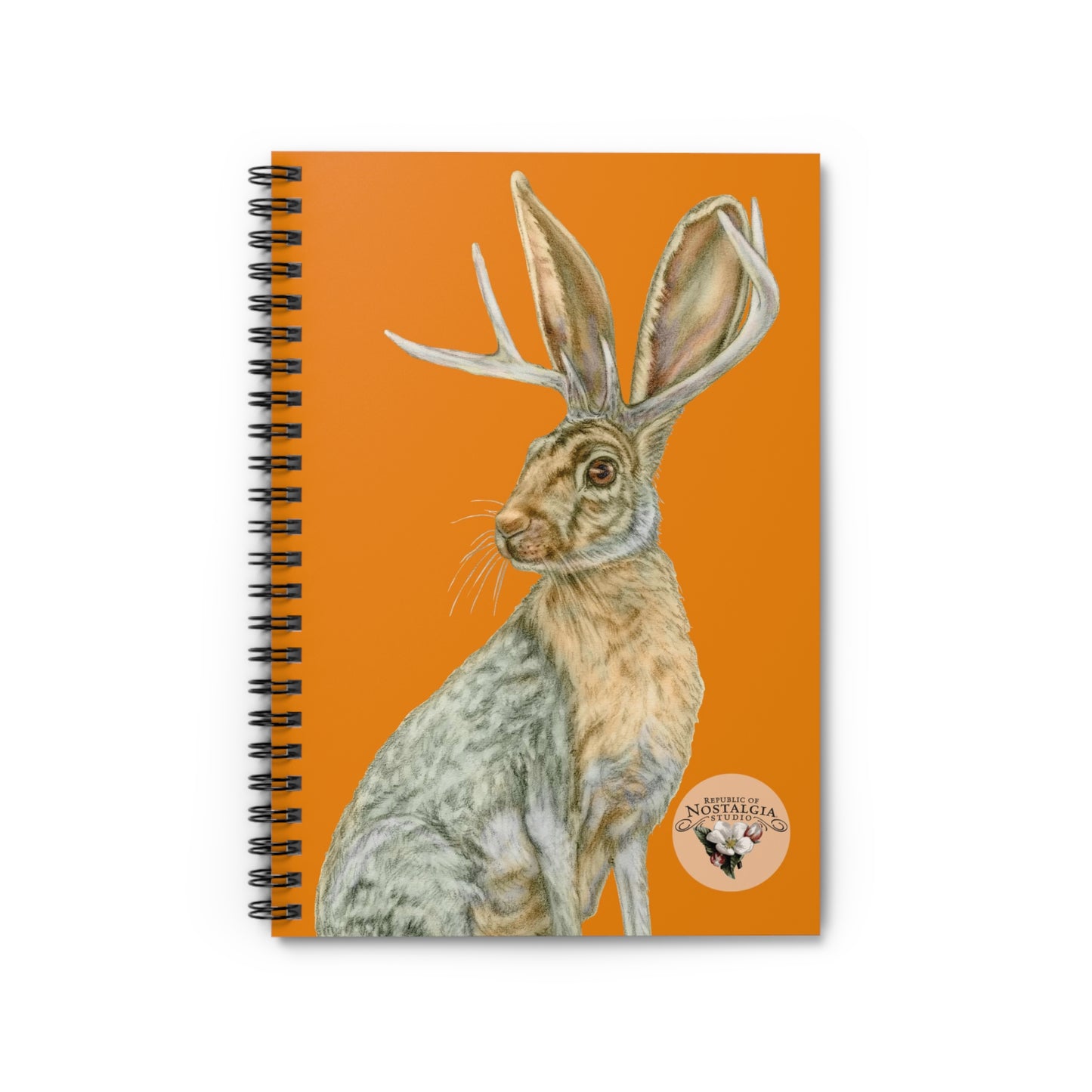 Spiral Notebook - Ruled Line - Rowdy Jacks_Tangerine