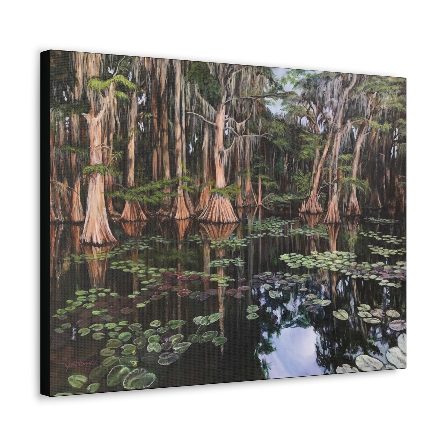 Canvas Gallery Wraps - Respiro_Caddo Lake by Artist Paige Stevens Holsapple