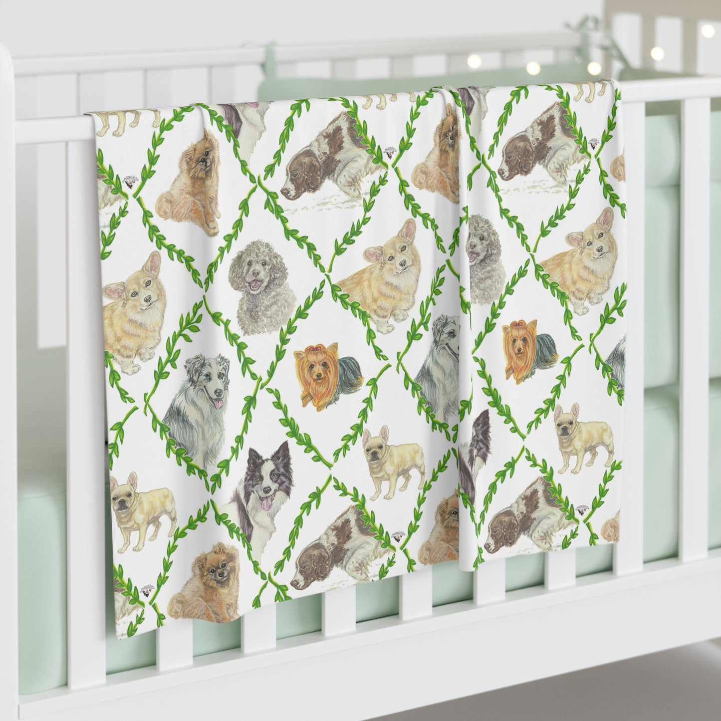 Baby Swaddle Blanket - Laurel Dogs