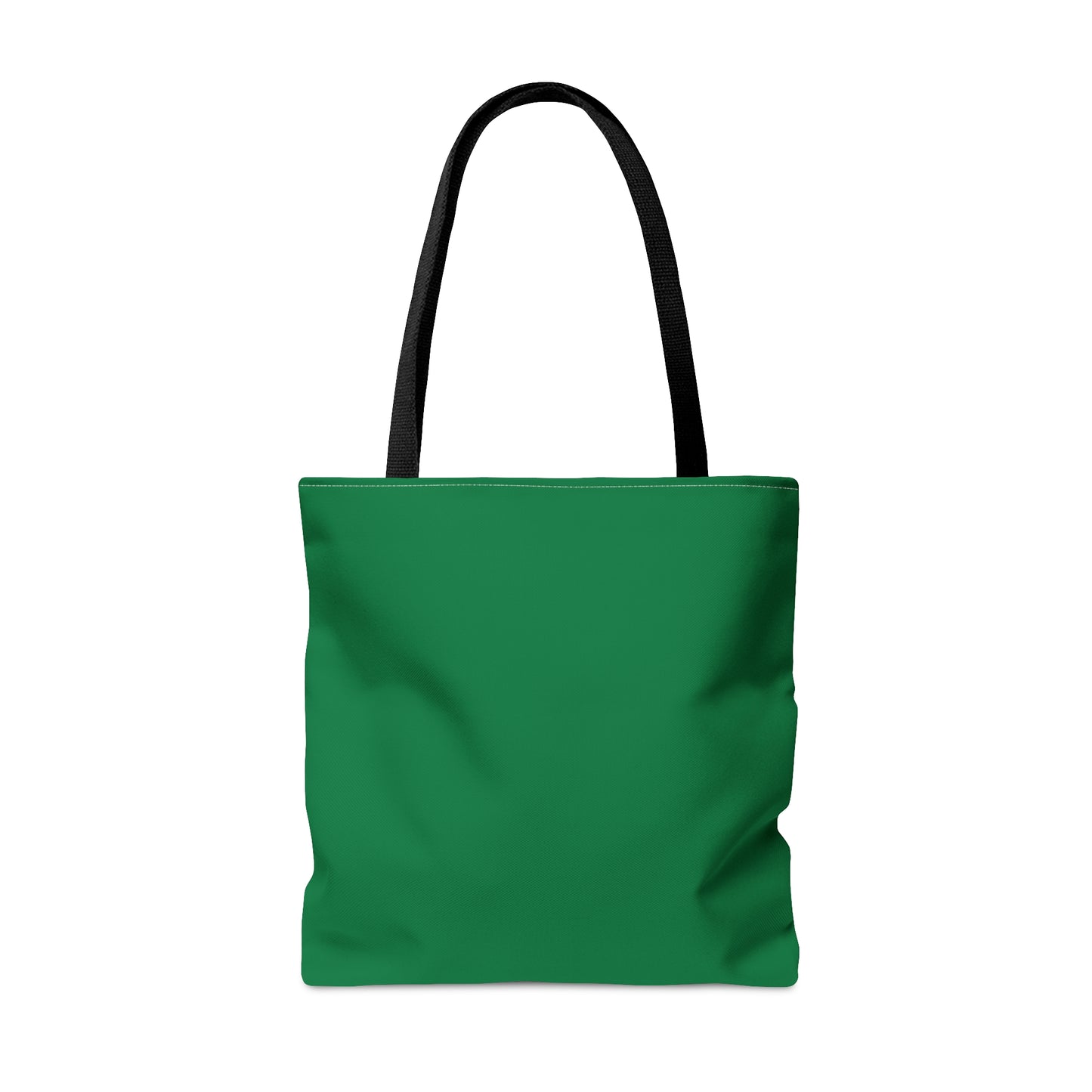 Tote Bag (AOP) - Laurel Dogs_Macro print_Hunter green