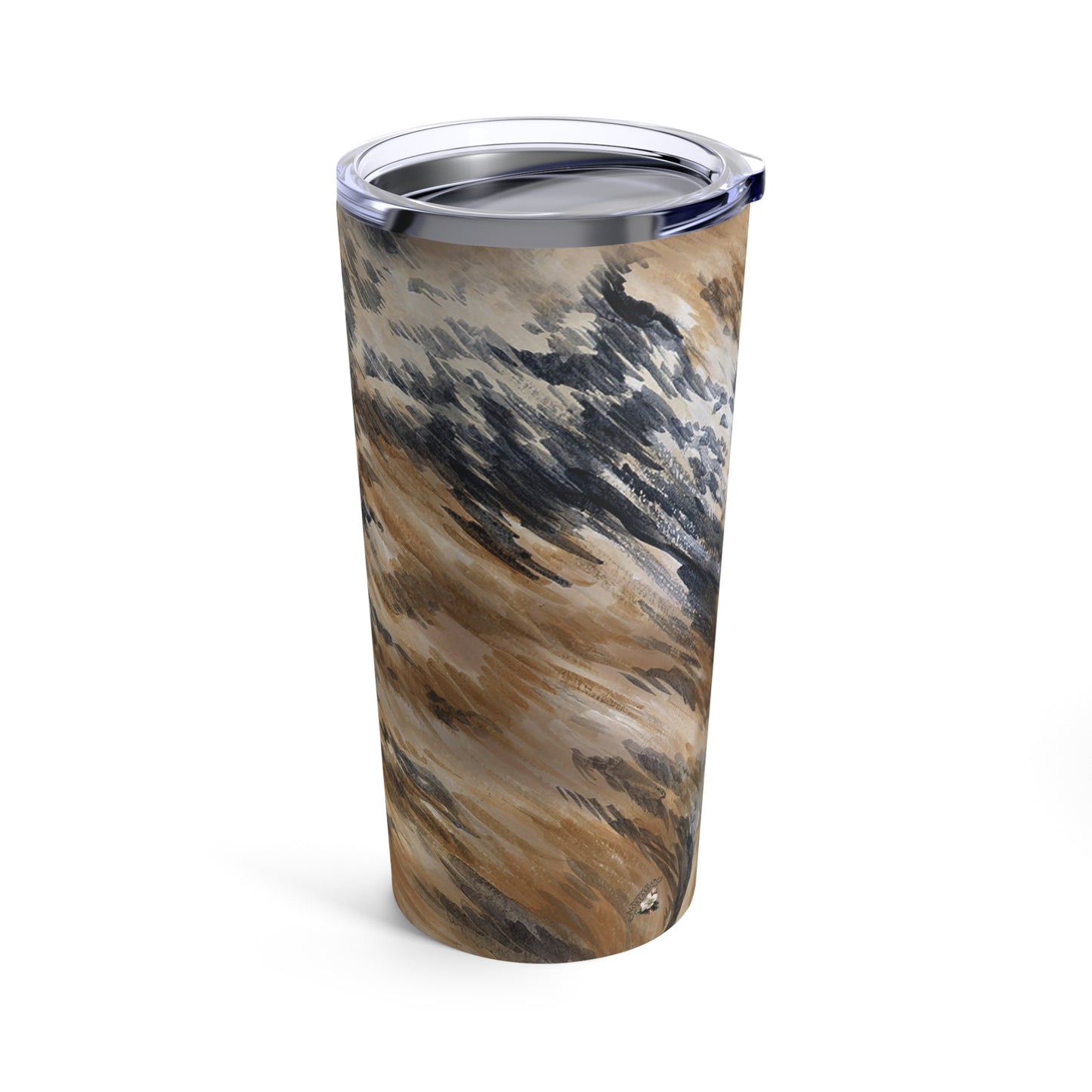 Tumbler 20oz - Longhorn Brindle Hide