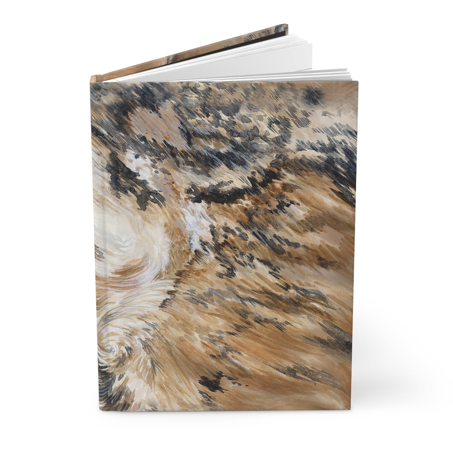 Hardcover Journal Matte - Longhorn Brindle Hide