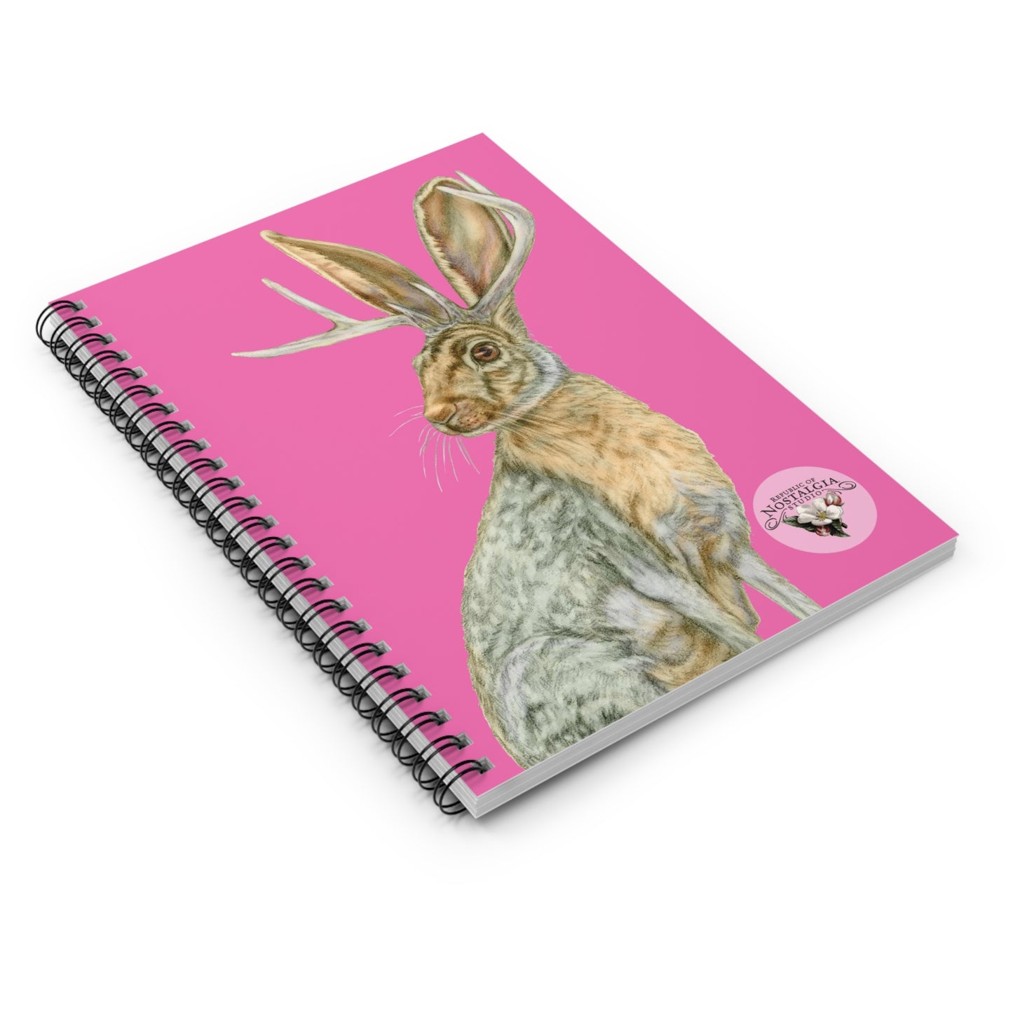 Spiral Notebook - Ruled Line - Rowdy Jacks_Fuschia