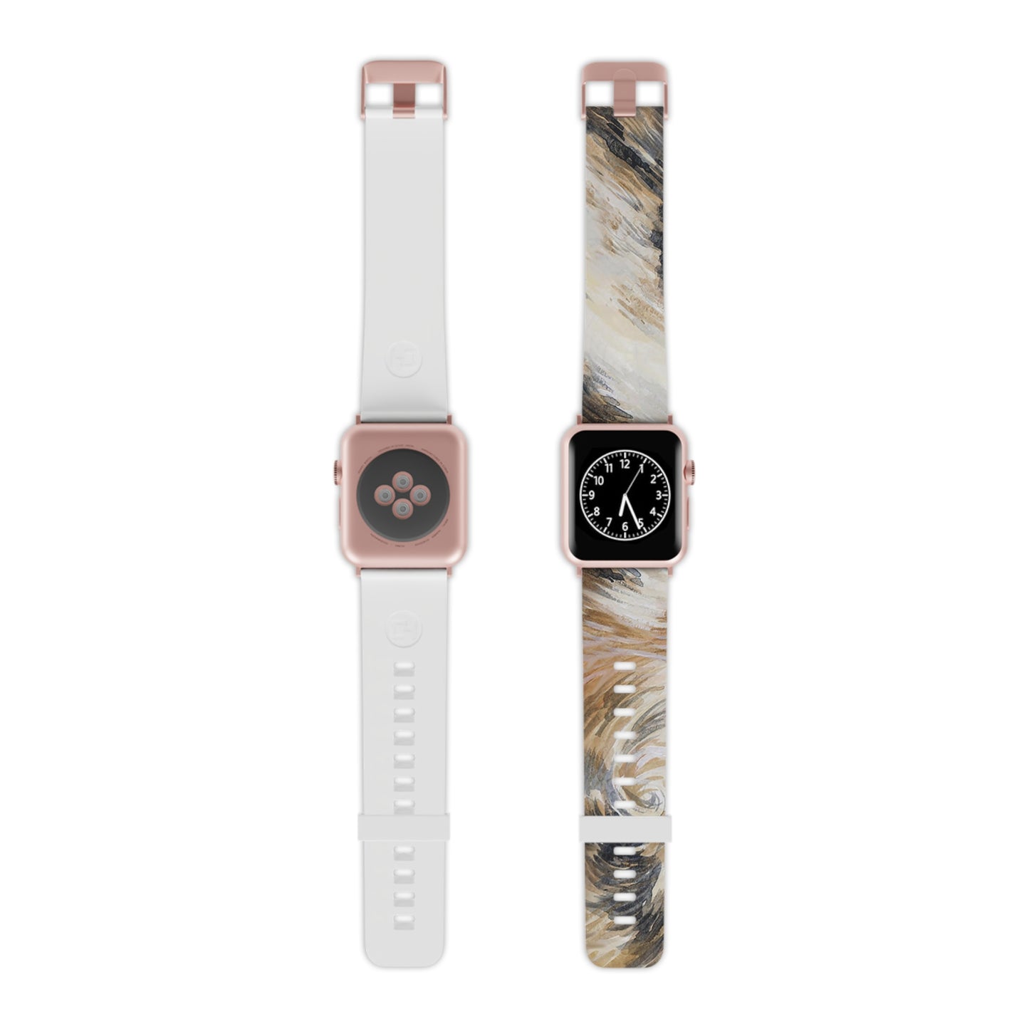 Watch Band for Apple Watch - Longhorn Brindle Hide_Rosegold