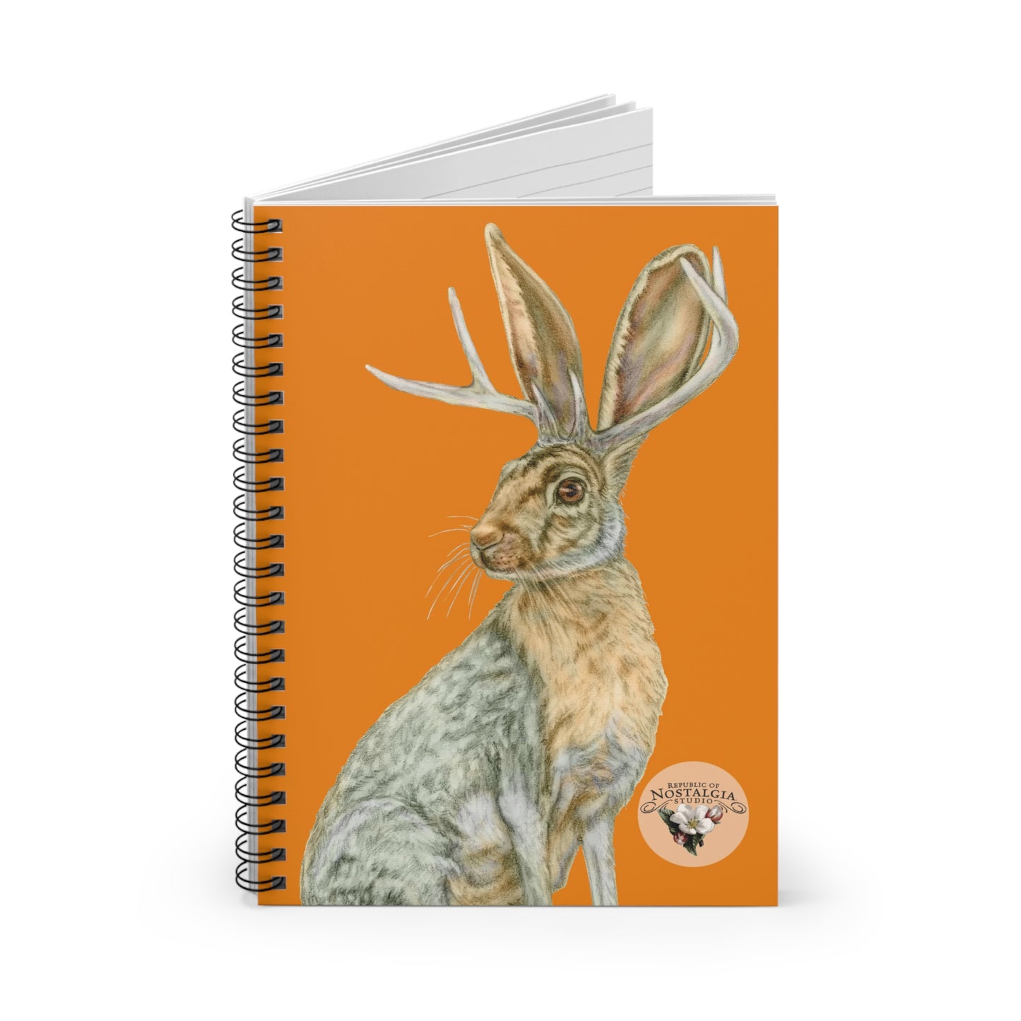 Spiral Notebook - Ruled Line - Rowdy Jacks_Tangerine