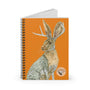 Spiral Notebook - Ruled Line - Rowdy Jacks_Tangerine