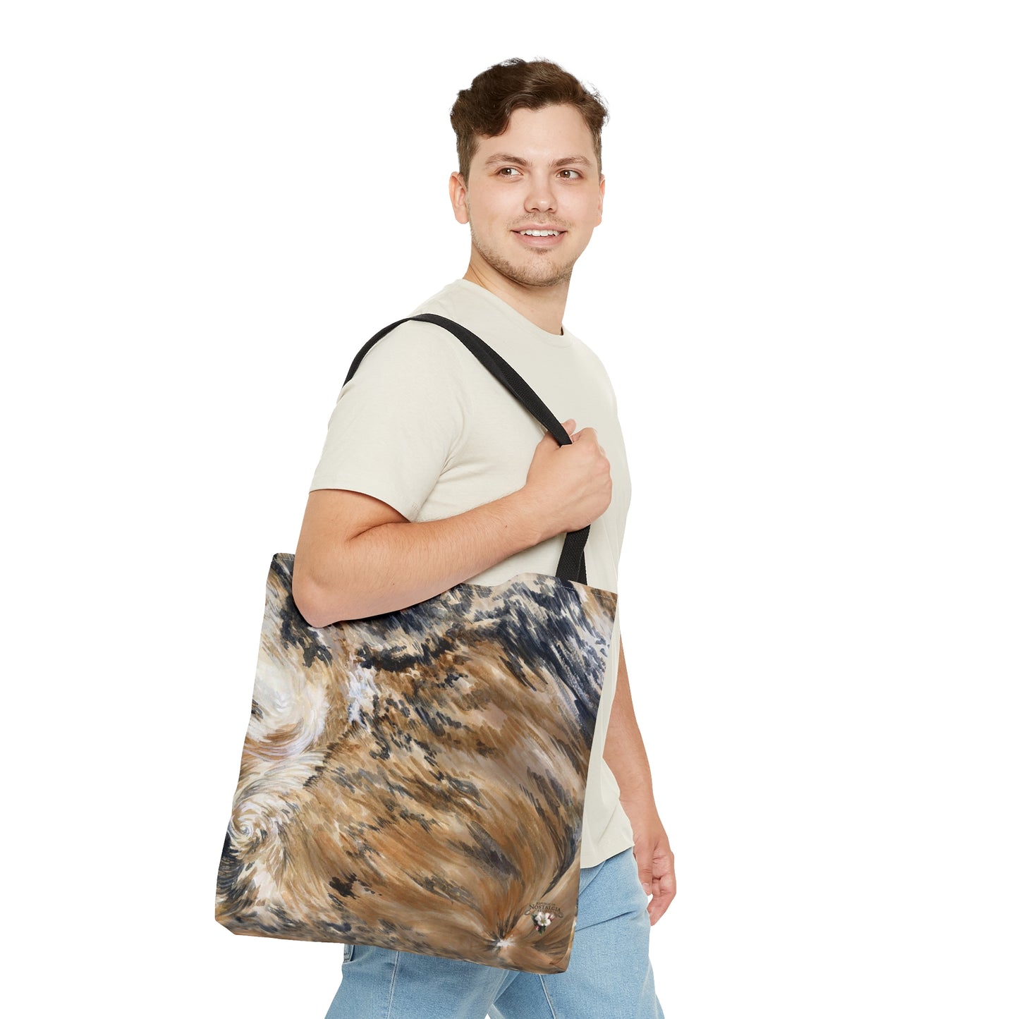 Tote Bag (AOP) - Longhorn Brindle Hide