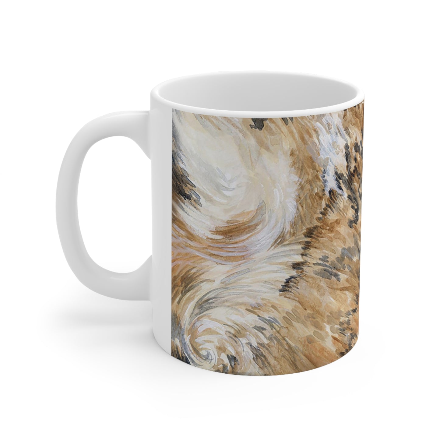 Ceramic Mug 11oz - Longhorn Brindle Hide