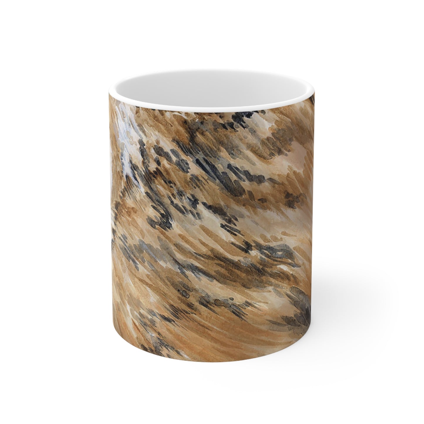 Ceramic Mug 11oz - Longhorn Brindle Hide